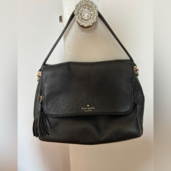 kate spade Handbags - KATE‎ SPADE Chester Street Shoulder Bag Black Pebbled Leather Structured